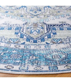 Safavieh Arizona ARZ105 Beige / Blue 6' X 6' Round Area Rug
