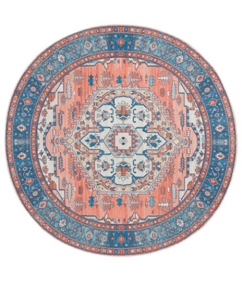 Safavieh Arizona ARZ105 Rust / Navy 5' X 8' Rectangle Area Rug