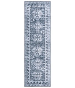 Safavieh Arizona ARZ108 Grey Green / Ivory 2'-6" X 8' Runner Area Rug