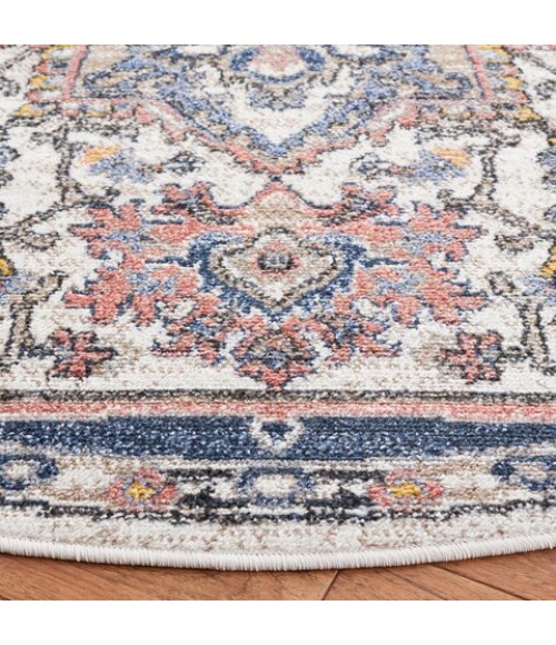 Safavieh Astoria ASA400 Ivory / Beige 6'-7" X 6'-7" Round Area Rug