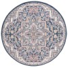 Safavieh Astoria ASA400 Blue / Beige 6'-7" X 6'-7" Round Area Rug