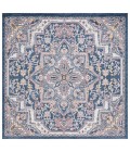 Safavieh Astoria ASA400 Blue / Beige 6'-7" X 6'-7" Square Area Rug