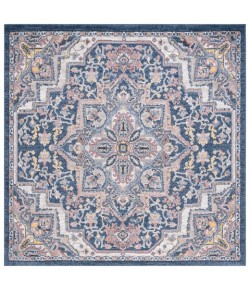Safavieh Astoria ASA400 Blue / Beige 6'-7" X 6'-7" Square Area Rug
