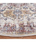 Safavieh Astoria ASA402 Ivory / Blue Rust 6'-7" X 6'-7" Round Area Rug