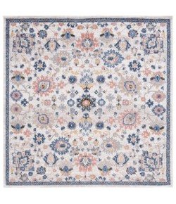 Safavieh Astoria ASA410 Beige / Blue 6'-7" X 6'-7" Square Area Rug