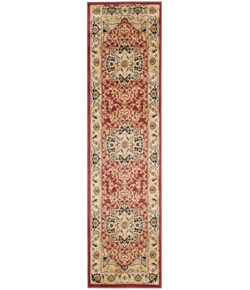 Safavieh Austin AUS1590 Red / Creme 2'-3" X 8' Runner Area Rug