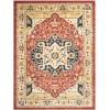 Safavieh Austin AUS1590 Red / Creme 9'-6" X 13' Rectangle Area Rug