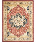 Safavieh Austin Area Rug AUS1590-4011-10 Safavieh Austin AUS1590 Red / Creme 9'-6" X 13' Rectangle Area Rug