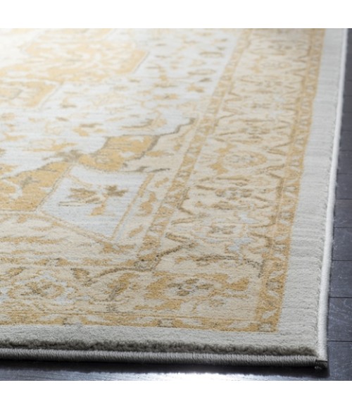Safavieh Austin AUS1590 Light Grey / Gold 2'-6" X 4' Accent Area Rug