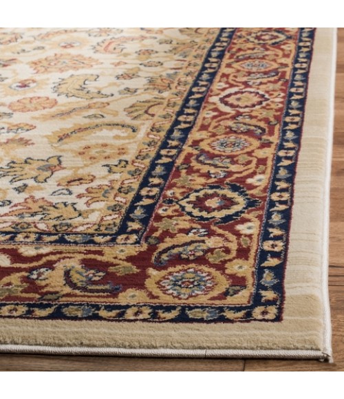 Safavieh Austin AUS1600 Creme / Red 8' X 11' Rectangle Area Rug