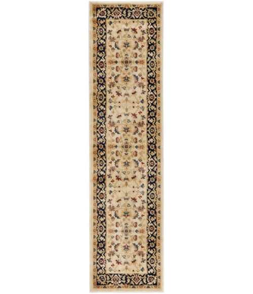 Safavieh Austin AUS1610 Cream / Navy 2'-3" X 8' Runner Area Rug