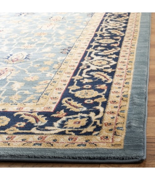 Safavieh Austin AUS1620 Light Blue / Navy 2'-3" X 8' Runner Area Rug