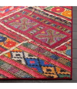 Safavieh Aztec AZT202 Coral / Multi 3' X 5' Rectangle Area Rug