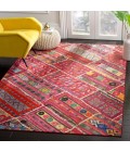 Safavieh Aztec AZT202 Coral / Multi 3' X 5' Rectangle Area Rug