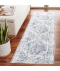 Safavieh Baltimore BAL850 Light Grey / Blue 2'-2" X 8' Runner Area Rug