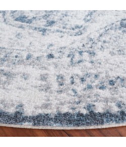Safavieh Baltimore BAL850 Light Grey / Blue 6'-7" X 6'-7" Round Area Rug