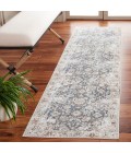 Safavieh Baltimore BAL852 Light Grey / Blue 2'-2" X 8' Runner Area Rug