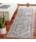 Safavieh Baltimore BAL854 Light Grey / Blue 2'-2" X 8' Runner Area Rug