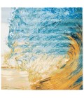 Safavieh Barbados BAR510 Blue / Gold 6'-6" x 6'-6"Square Square Area Rug