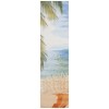 Safavieh Barbados BAR515 Gold / Blue 2'-8" x 10'-5" Runner Area Rug