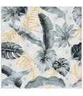 Safavieh Barbados BAR524 Grey / Gold 8' X 8' Square Area Rug