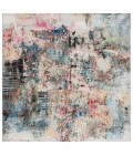 Safavieh Barbados BAR544 Green Ivory / Black Rust 6'-6" x 6'-6"Square Square Area Rug