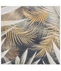 Safavieh Barbados BAR549 Black Green / Gold 6'-6" x 6'-6"Square Square Area Rug