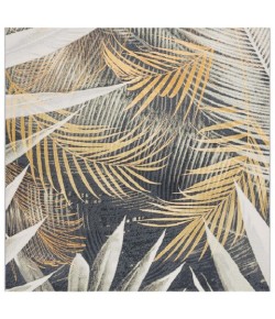 Safavieh Barbados BAR549 Black Green / Gold 6'-6" x 6'-6"Square Square Area Rug