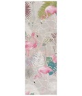 Safavieh Barbados BAR551 Grey / Pink 2'-8" X 8' Runner Area Rug