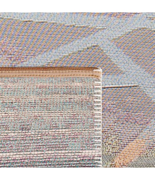 Safavieh Barbados BAR551 Grey / Pink 6'-6" x 9'-4" Rectangle Area Rug