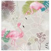 Safavieh Barbados BAR551 Grey / Pink 5'-3" X 5'-3" Square Area Rug