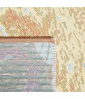 Safavieh Barbados BAR555 Gold / Blue 8' X 8' Square Area Rug