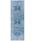 Safavieh Barbados BAR558 Blue / Ivory 2'-8" X 8' Runner Area Rug