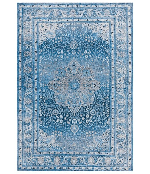 Safavieh Barbados Area Rug BAR558M-9 Safavieh Barbados BAR558 Blue / Ivory 9'-10" x 12'-5" Rectangle Area Rug