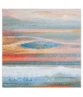 Safavieh Barbados BAR585 Light Blue / Pink 5'-3" X 5'-3" Square Area Rug