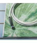 Safavieh Barbados BAR590 Green / Teal 8' X 8' Round Area Rug