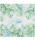 Safavieh Barbados BAR590 Green / Teal 8' X 8' Square Area Rug