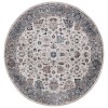 Safavieh Bayside BAY100 Grey / Blue 6'-7" X 6'-7" Round Area Rug