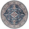 Safavieh Bayside BAY104 Blue / Grey 6'-7" X 6'-7" Round Area Rug