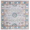 Safavieh Bayside BAY106 Light Grey / Blue 6'-7" X 6'-7" Square Area Rug