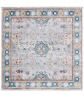 Safavieh Bayside BAY106 Light Grey / Blue 6'-7" X 6'-7" Square Area Rug
