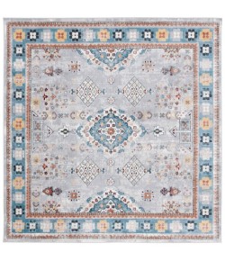 Safavieh Bayside BAY106 Light Grey / Blue 6'-7" X 6'-7" Square Area Rug