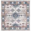 Safavieh Bayside BAY106 Grey / Blue 6'-7" X 6'-7" Square Area Rug