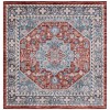 Safavieh Bayside BAY110 Red / Blue 6'-7" X 6'-7" Square Area Rug