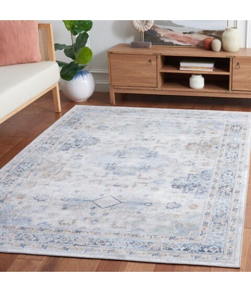 Safavieh Bayside BAY116 Grey / Blue 4' X 6' Rectangle Area Rug