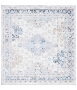 Safavieh Bayside BAY116 Grey / Blue 6'-7" X 6'-7" Square Area Rug