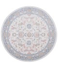 Safavieh Bayside BAY120 Beige / Blue 6'-7" X 6'-7" Round Area Rug