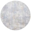 Safavieh Bayside BAY122 Grey / Ivory Blue 6'-7" X 6'-7" Round Area Rug