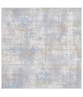 Safavieh Bayside BAY122 Grey / Ivory Blue 6'-7" X 6'-7" Square Area Rug