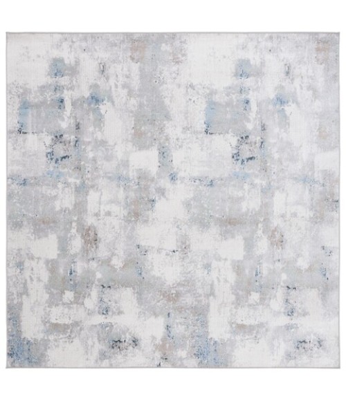 Safavieh Bayside BAY124 Blue / Grey 6'-7" X 6'-7" Square Area Rug